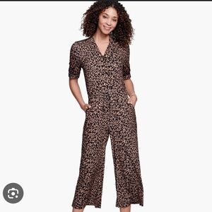 Leopard Print Johnston and Murphy Jumpsuit
